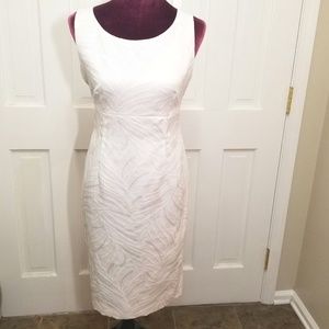 kasper white dress